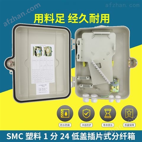 SMC材质FTTH24户宽带分线盒网络分线箱