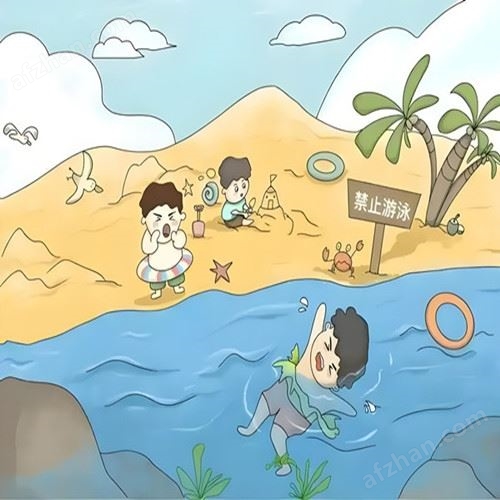 河流水库游泳防溺水AI监控报警系统